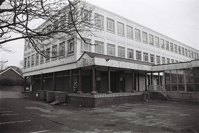College banks building
