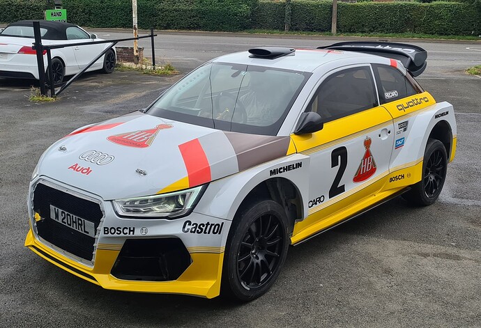 Audi Quattro - A1 Quattro Gruppe B S1front side top -